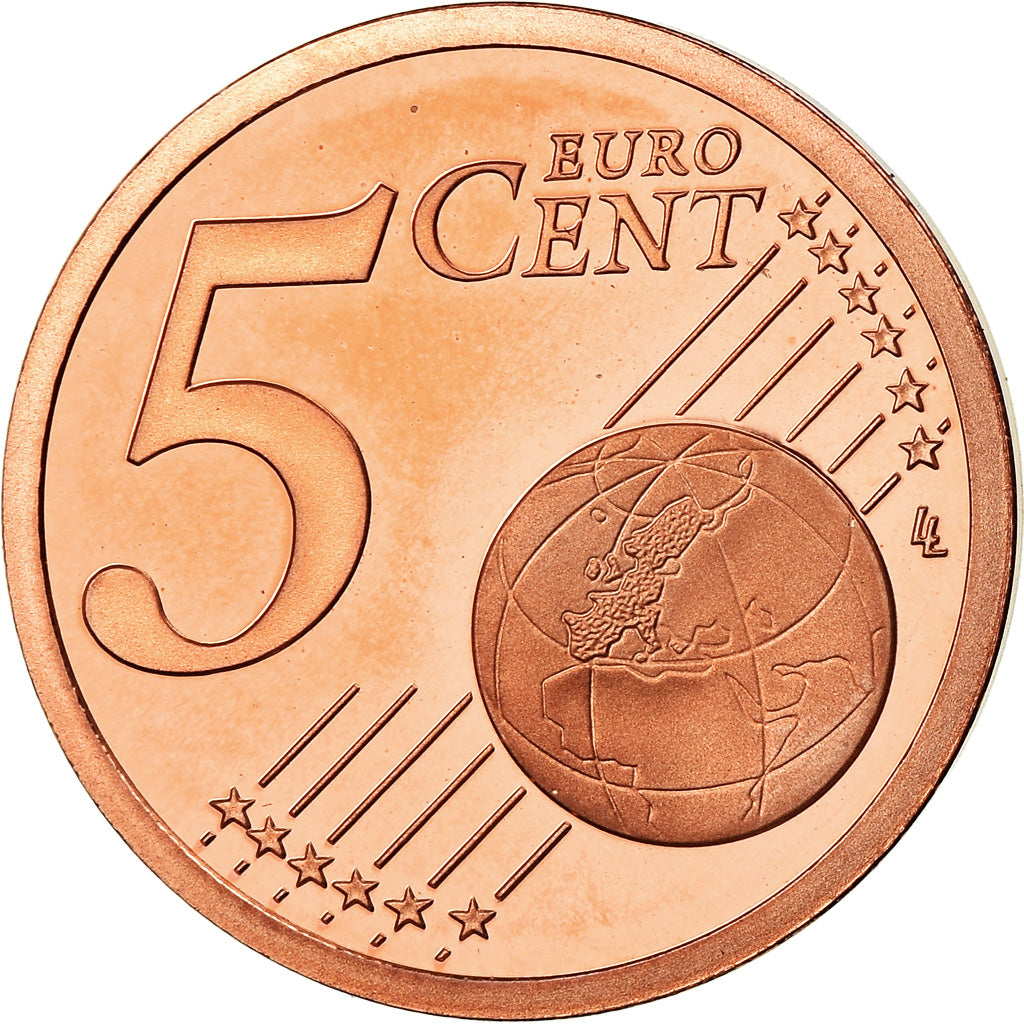Frankrijk, 5 Euro Cent, 2009, Proof / BE, FDC, Copper Plated Steel, Gadoury:3