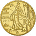 France, 10 Euro Cent, 2013, Proof / BE, MS(65-70), Brass, Gadoury:4b., KM:1410