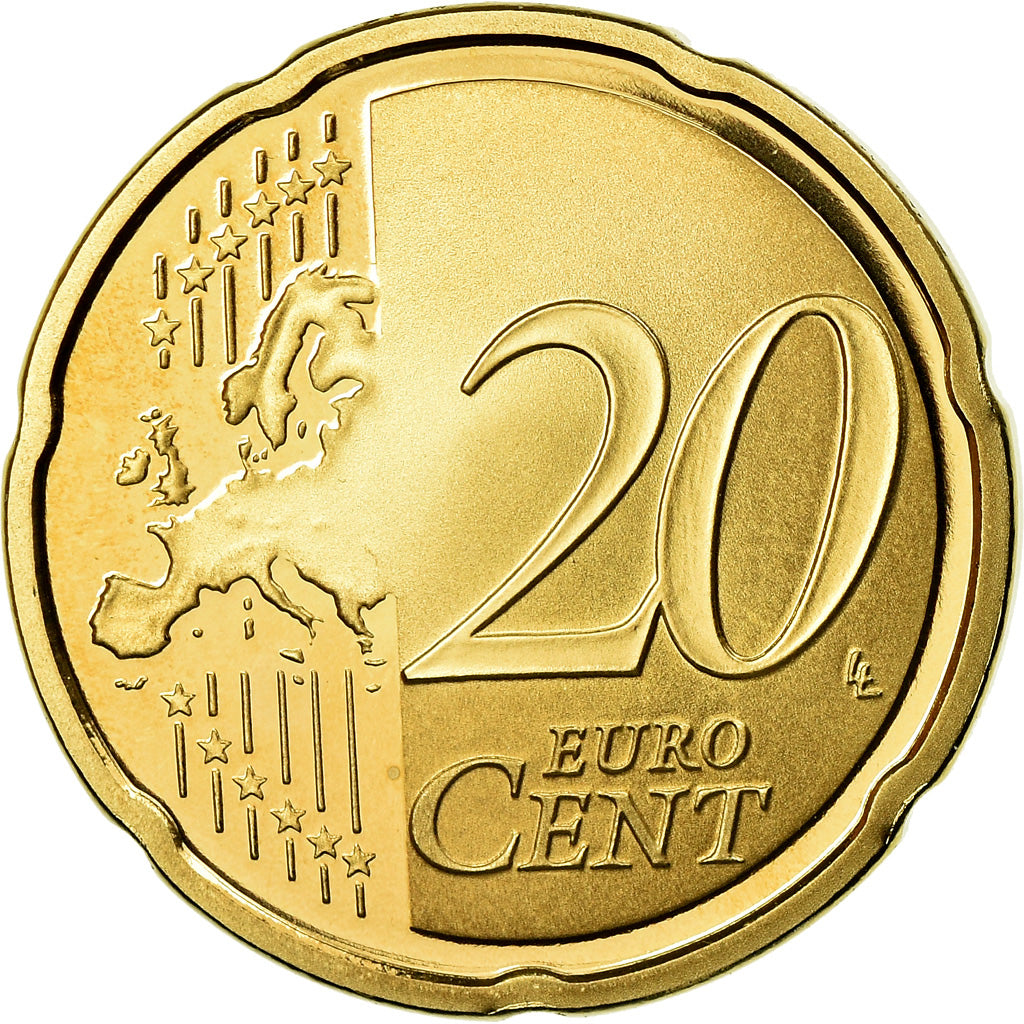 Frankrijk, 20 Euro Cent, 2014, Proof / BE, FDC, Tin, Gadoury:5a.