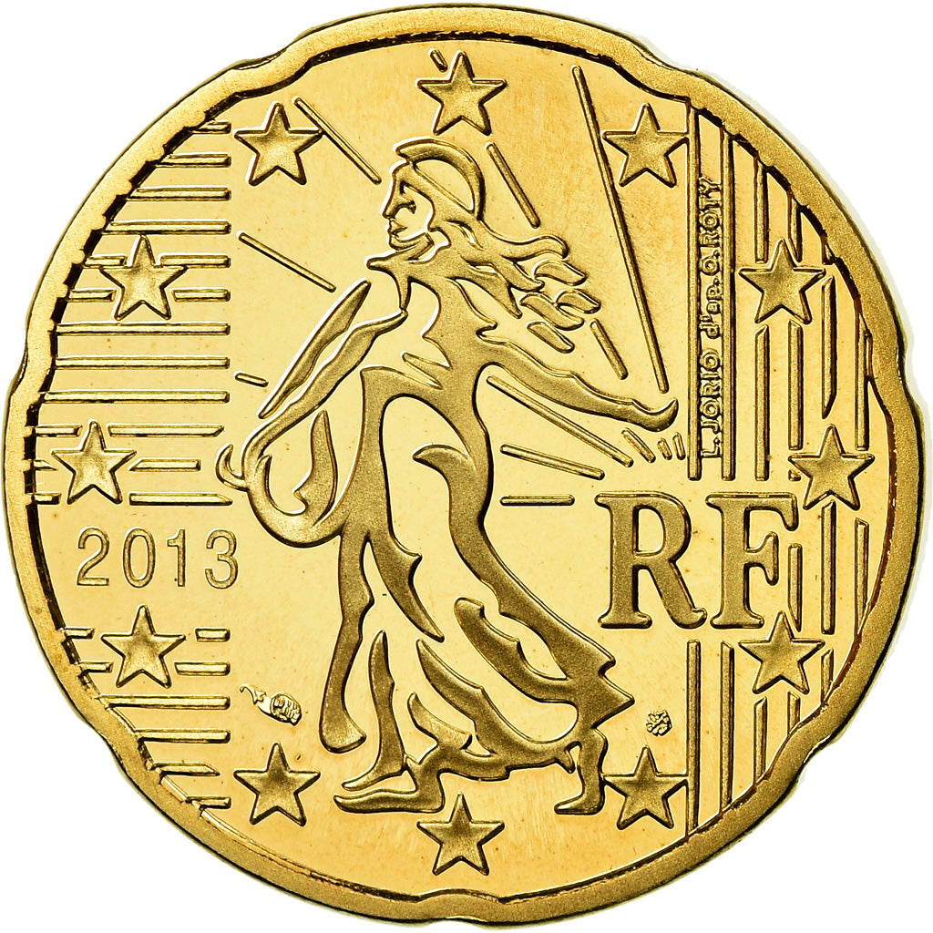 Francia, 20 Euro Cent, 2013, Proof / BE, FDC, Ottone, Gadoury:5a., KM:1411