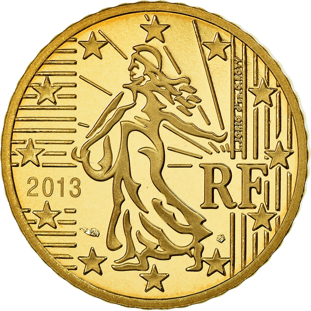 Frankreich, 50 Euro Cent, 2013, Proof / BE, STGL, Messing, Gadoury:6a., KM:1412