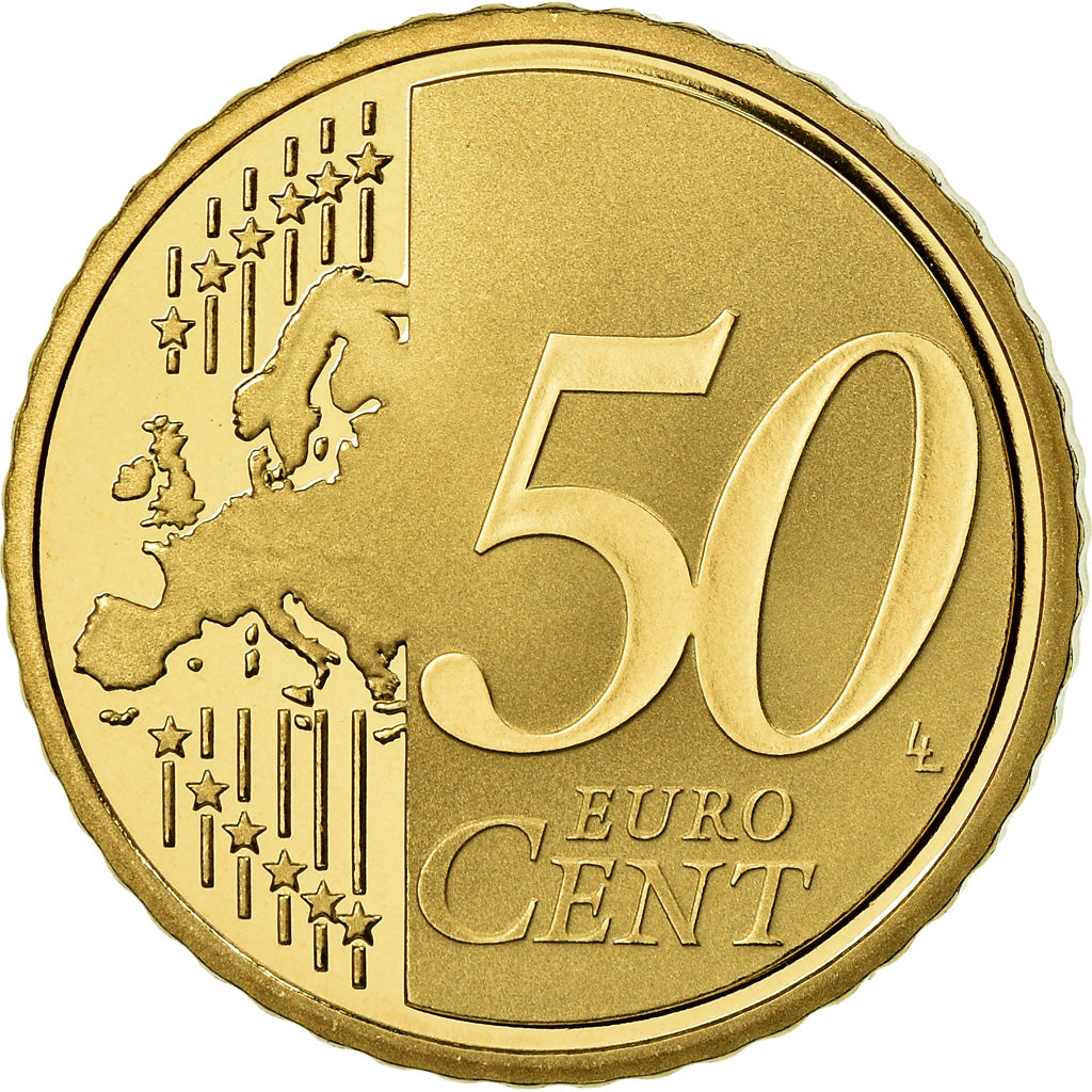 France, 50 Euro Cent, 2012, Proof / BE, MS(65-70), Brass, Gadoury:6a., KM:1412