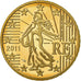 France, 50 Euro Cent, 2011, Proof / BE, MS(65-70), Brass, Gadoury:6a., KM:1412