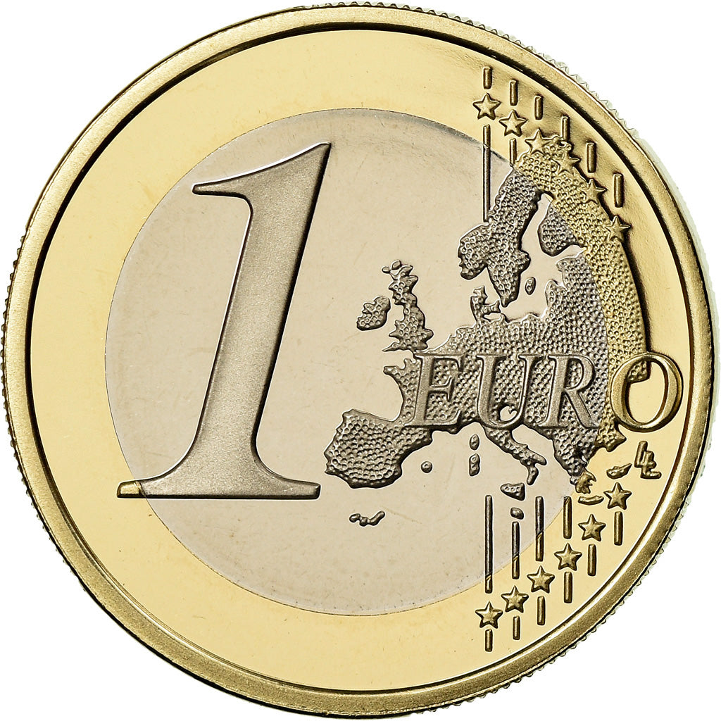 France, 1 Euro, 2014, Proof / BE, FDC, Bi-Metallic, Gadoury:7a.