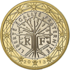 France, Euro, 2013, Proof / BE, MS(65-70), Bi-Metallic, Gadoury:7a., KM:1413