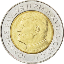 VATICAN CITY, 500 Lire, 1996, KM #277, MS(63), Bi-Metallic, 25.8, 6.84