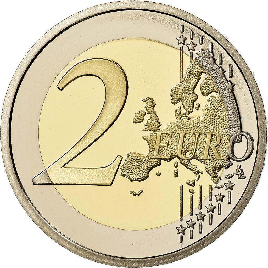 France, 2 Euro, 2014, Proof / BE, MS(65-70), Bi-Metallic, Gadoury:8a.