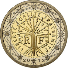 France, 2 Euro, 2013, Proof / BE, MS(65-70), Bi-Metallic, Gadoury:8a., KM:1414