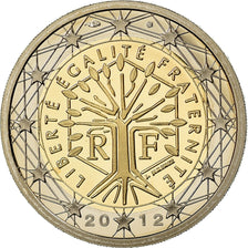 Frankreich, 2 Euro, 2012, Proof / BE, STGL, Bi-Metallic, Gadoury:8a., KM:1414