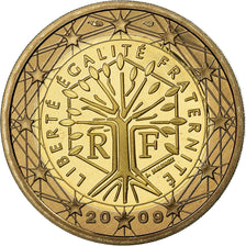 France, 2 Euro, 2009, Proof / BE, MS(65-70), Bi-Metallic, Gadoury:8a., KM:1414