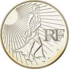 France, 15 Euro, 2009, Proof / BE, MS(65-70), Silver