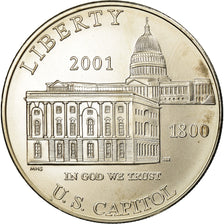 Coin, United States, Dollar, 2001, U.S. Mint, Philadelphia, MS(63), Silver