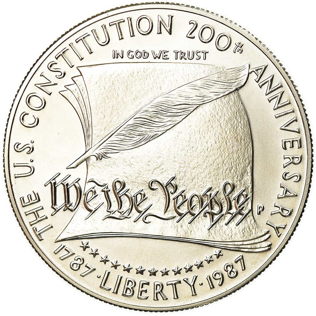 Coin, United States, Dollar, 1987, U.S. Mint, Philadelphia, MS(63), Silver