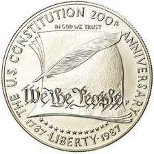 Coin, United States, Dollar, 1987, U.S. Mint, Philadelphia, MS(63), Silver