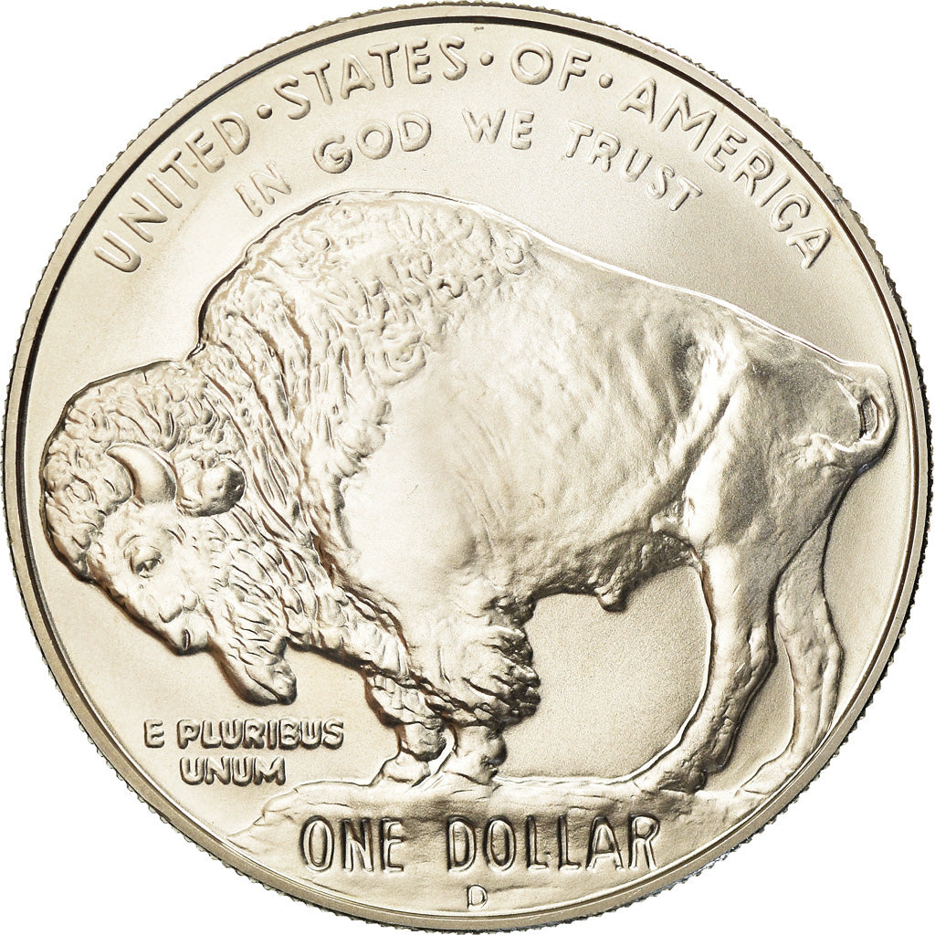 Coin, United States, Dollar, 2001, U.S. Mint, Denver, MS(63), Silver, KM:325