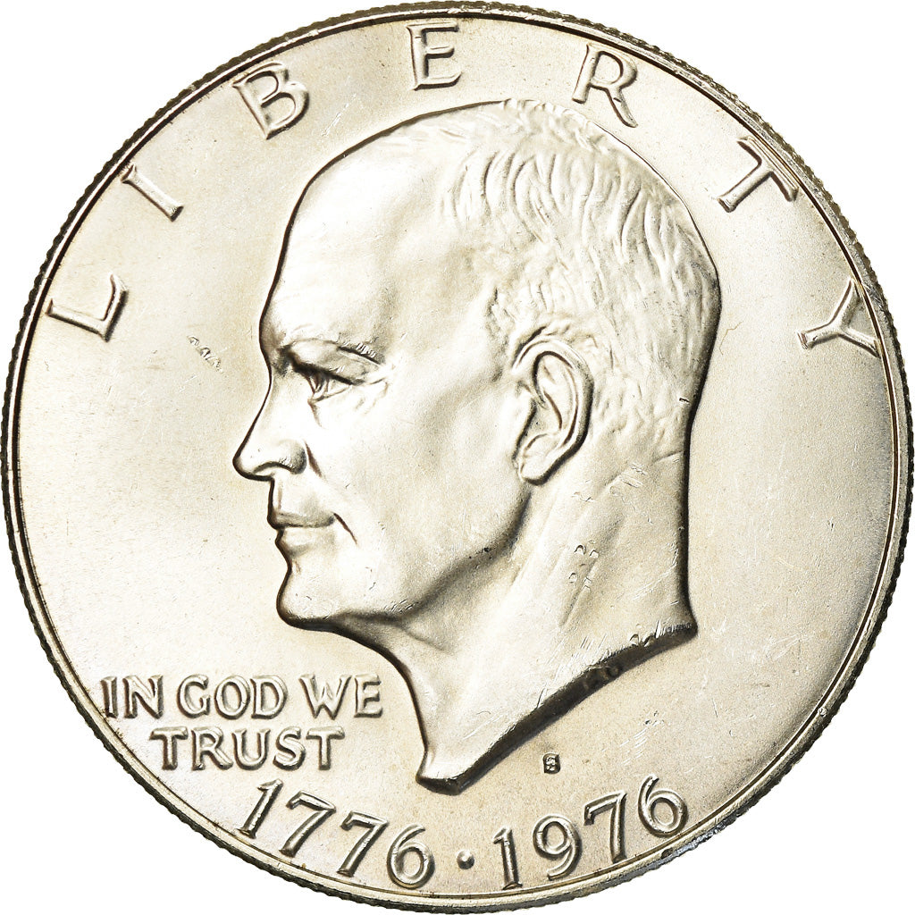 Coin, United States, Eisenhower Dollar, 1976, San Francisco, MS(63), KM 206