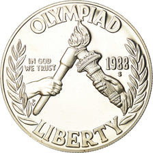 Coin, United States, Dollar, 1988, U.S. Mint, San Francisco, MS(63), Silver