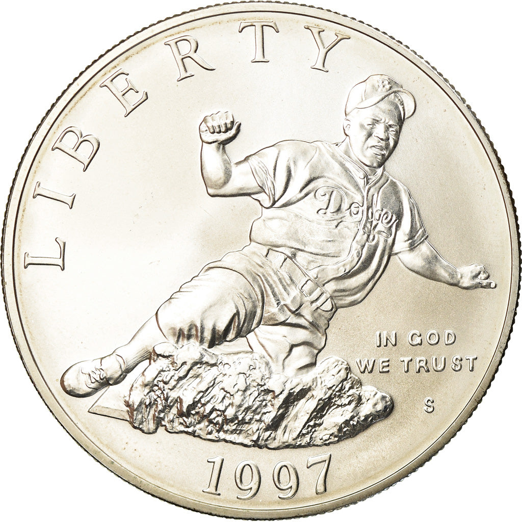 Coin, United States, Dollar, 1997, U.S. Mint, San Francisco, MS(63), Silver