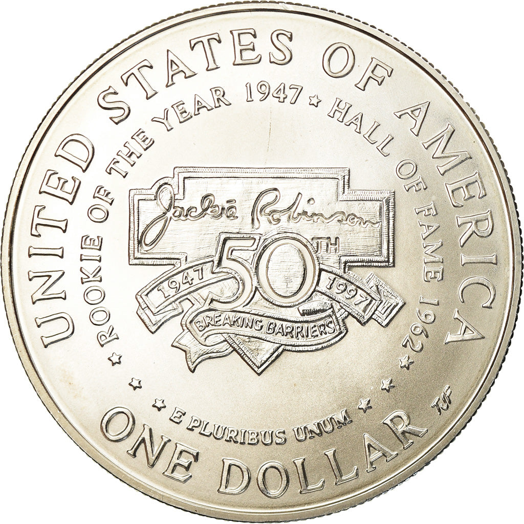 Coin, United States, Dollar, 1997, U.S. Mint, San Francisco, MS(63), Silver