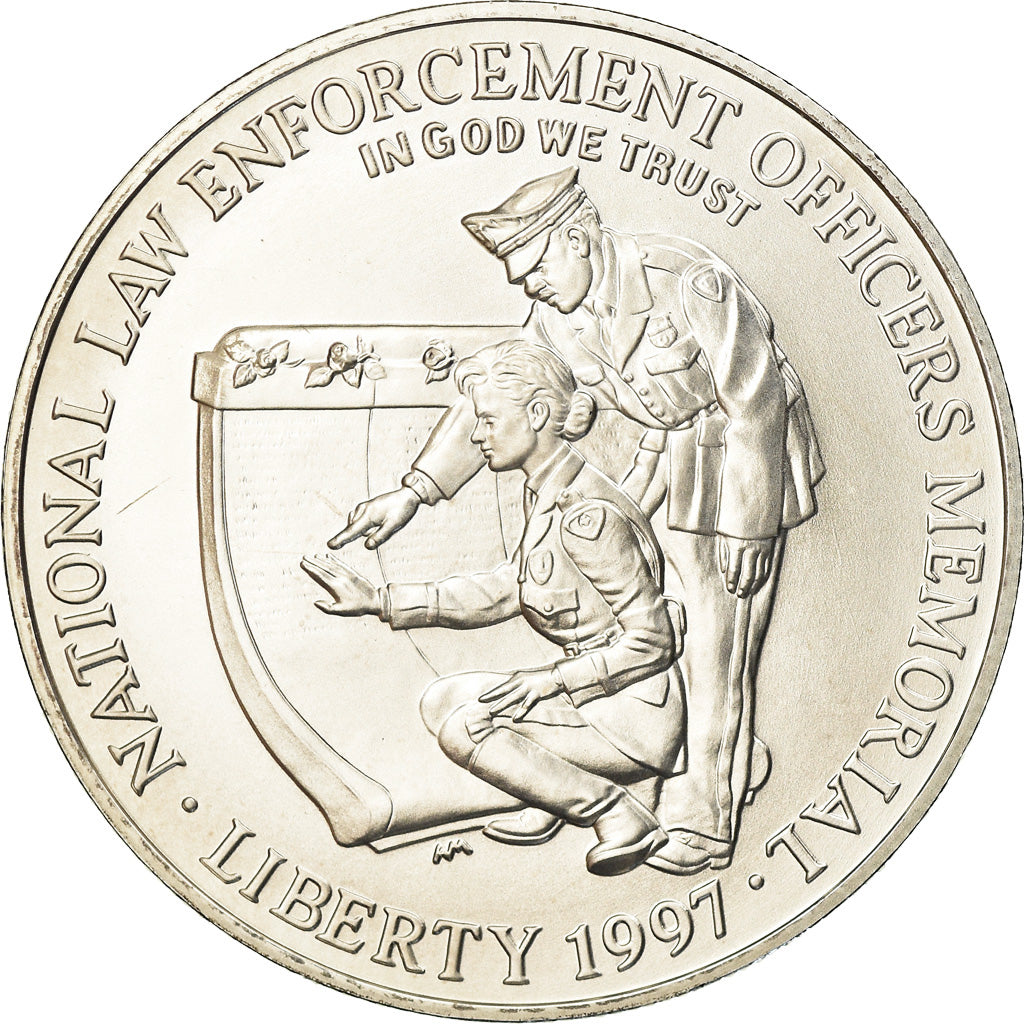 Coin, United States, Dollar, 1997, U.S. Mint, Philadelphia, MS(63), Silver