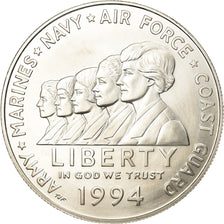Coin, United States, Dollar, 1994, U.S. Mint, West Point, MS(63), Silver, KM:252