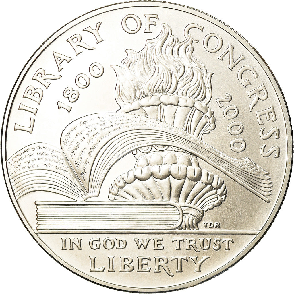Coin, United States, Dollar, 2000, U.S. Mint, Philadelphia, MS(63), Silver