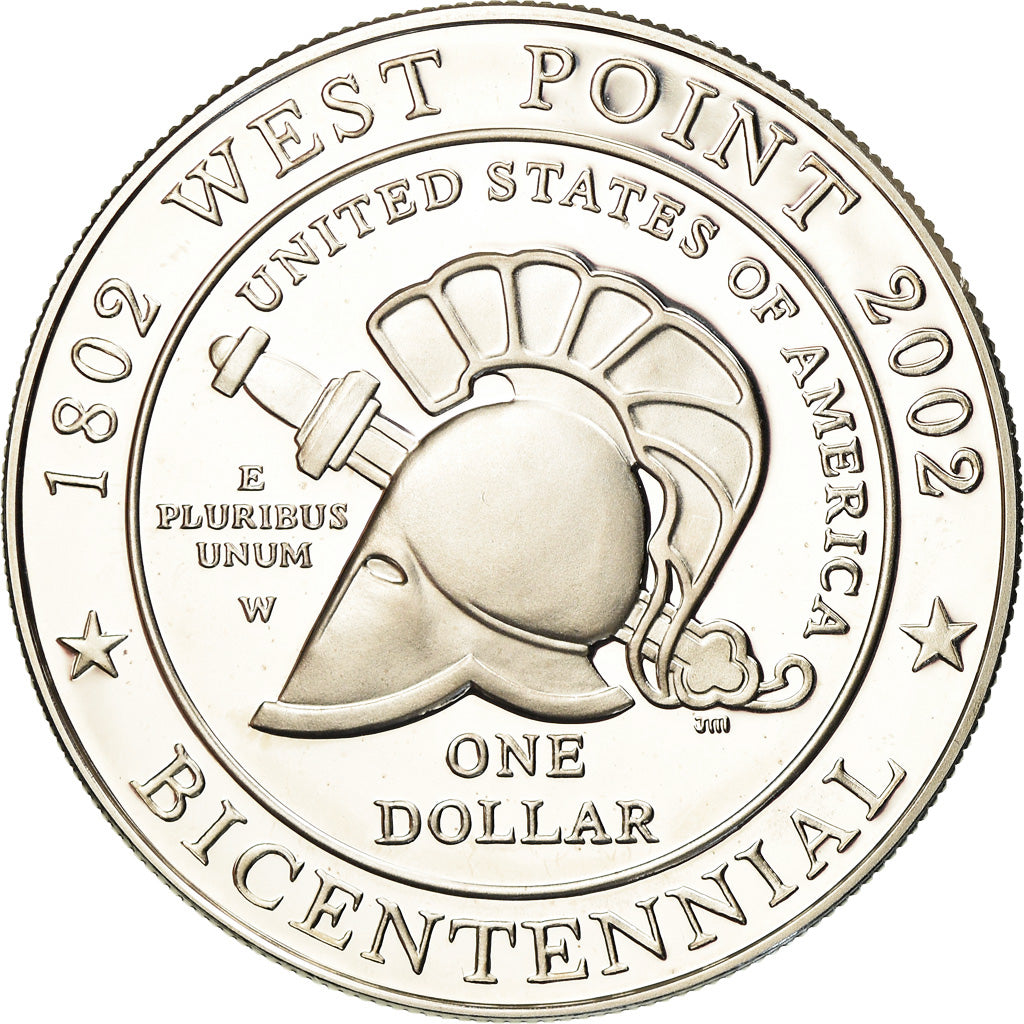 Coin, United States, Dollar, 2002, U.S. Mint, West Point, MS(63), Silver, KM:338
