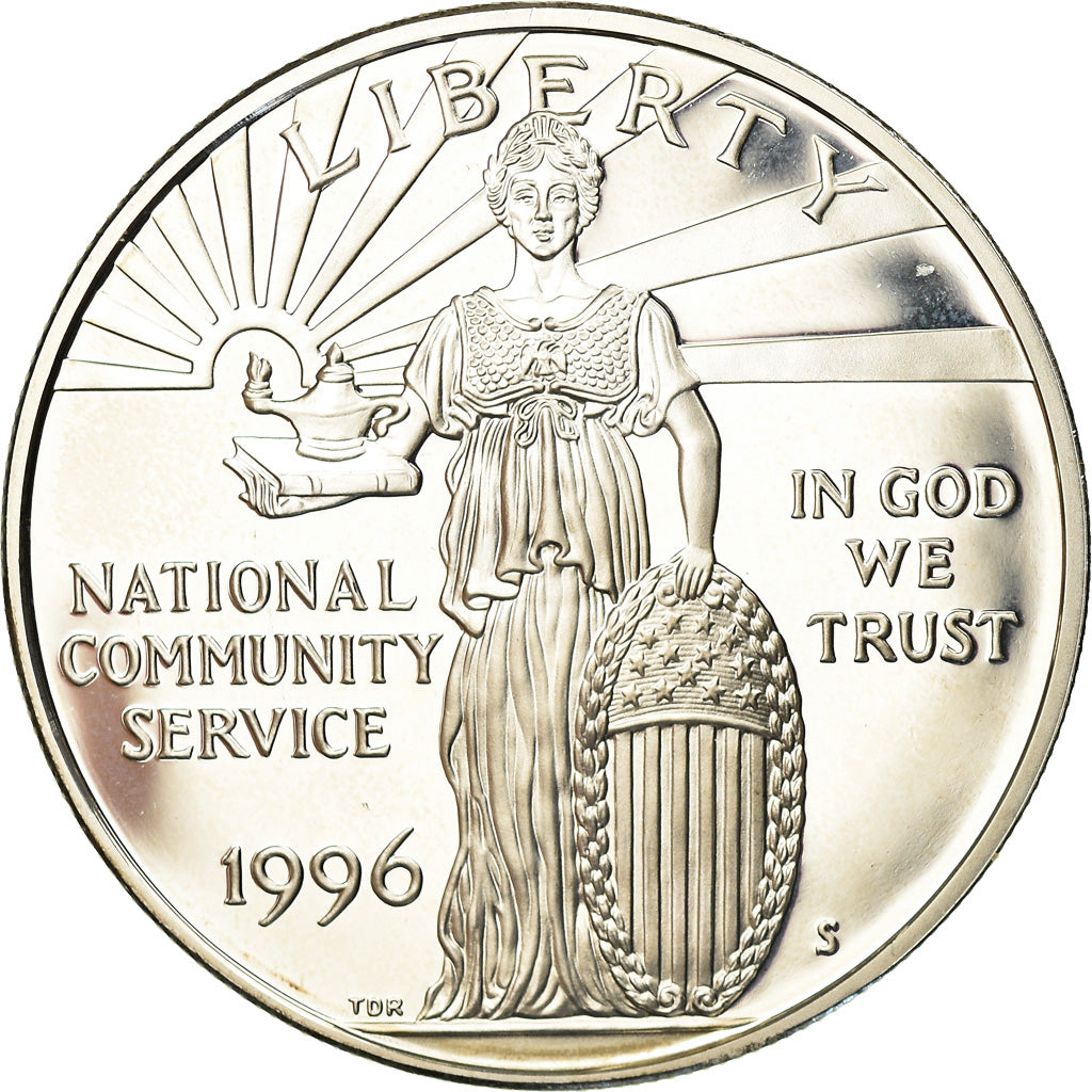 Coin, United States, Dollar, 1996, U.S. Mint, San Francisco, MS(63), Silver
