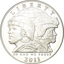 Coin, United States, Dollar, 2011, U.S. Mint, San Francisco, MS(63), Silver