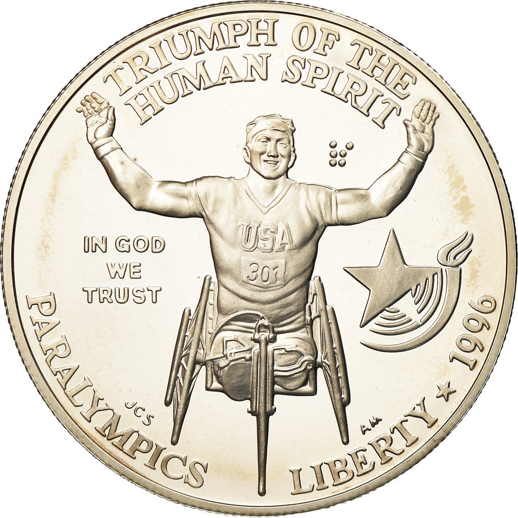 Coin, United States, Dollar, 1996, U.S. Mint, Philadelphia, MS(63), Silver