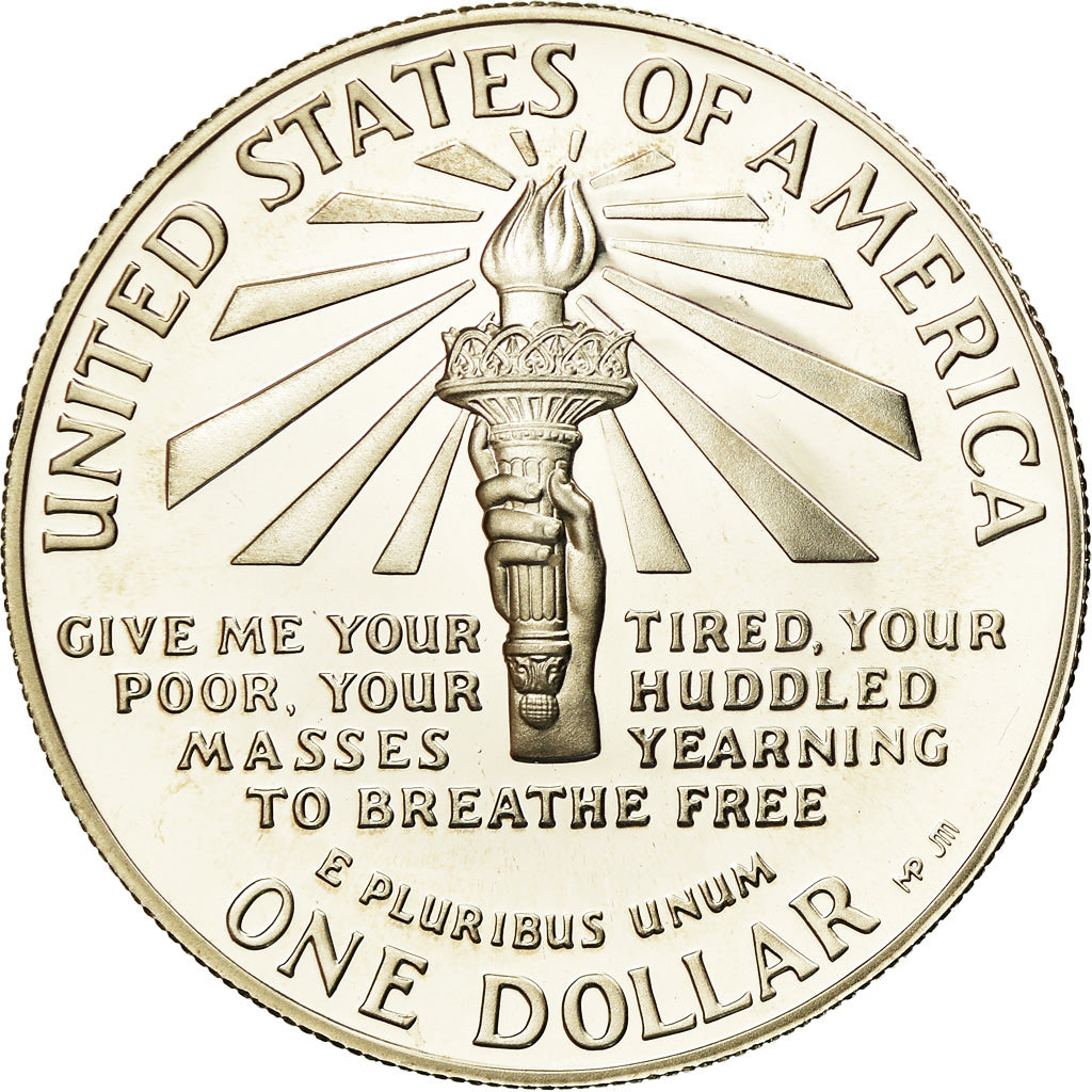Coin, United States, Dollar, 1986, U.S. Mint, San Francisco, MS(63), Silver