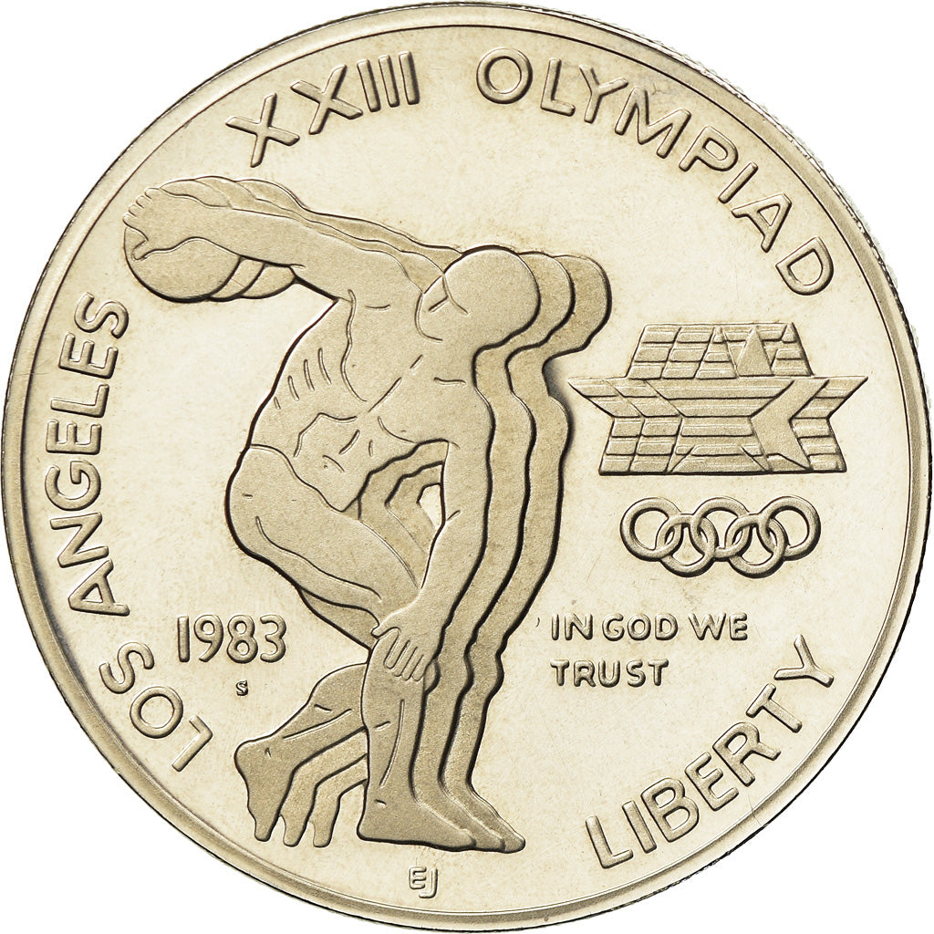 Coin, United States, Dollar, 1983, U.S. Mint, San Francisco, MS(63), Silver