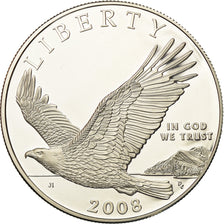 Munten, Verenigde Staten, Dollar, 2008, U.S. Mint, Philadelphia, UNC-, Zilver
