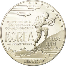 Coin, United States, Dollar, 1991, U.S. Mint, Philadelphia, MS(63), Silver