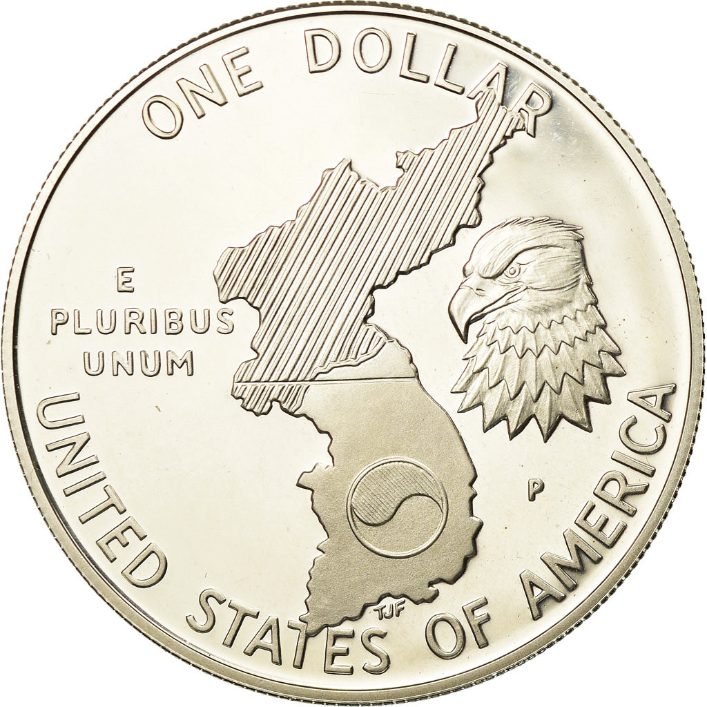 Coin, United States, Dollar, 1991, U.S. Mint, Philadelphia, MS(63), Silver