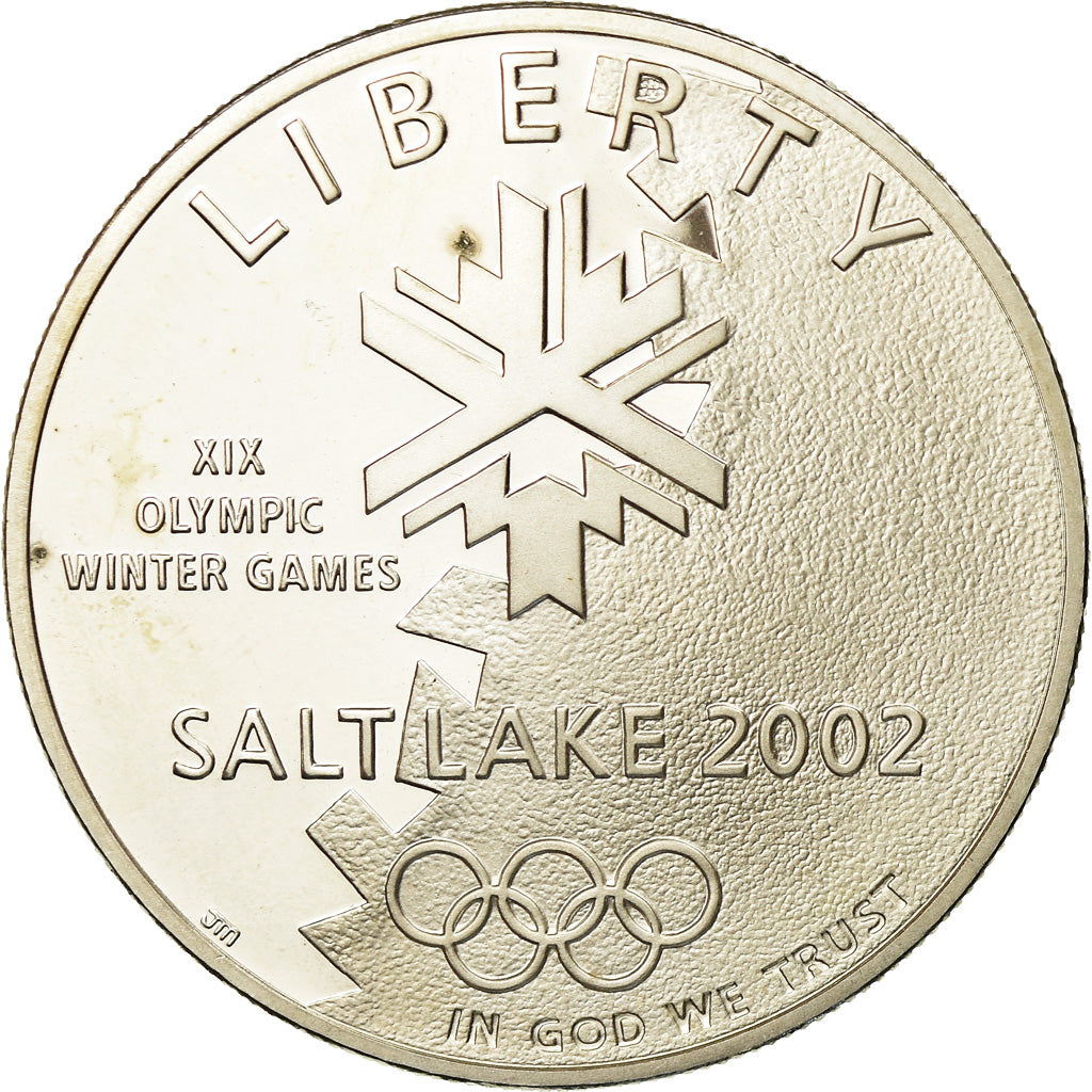 Coin, United States, Dollar, 2002, U.S. Mint, Philadelphia, MS(63), Silver