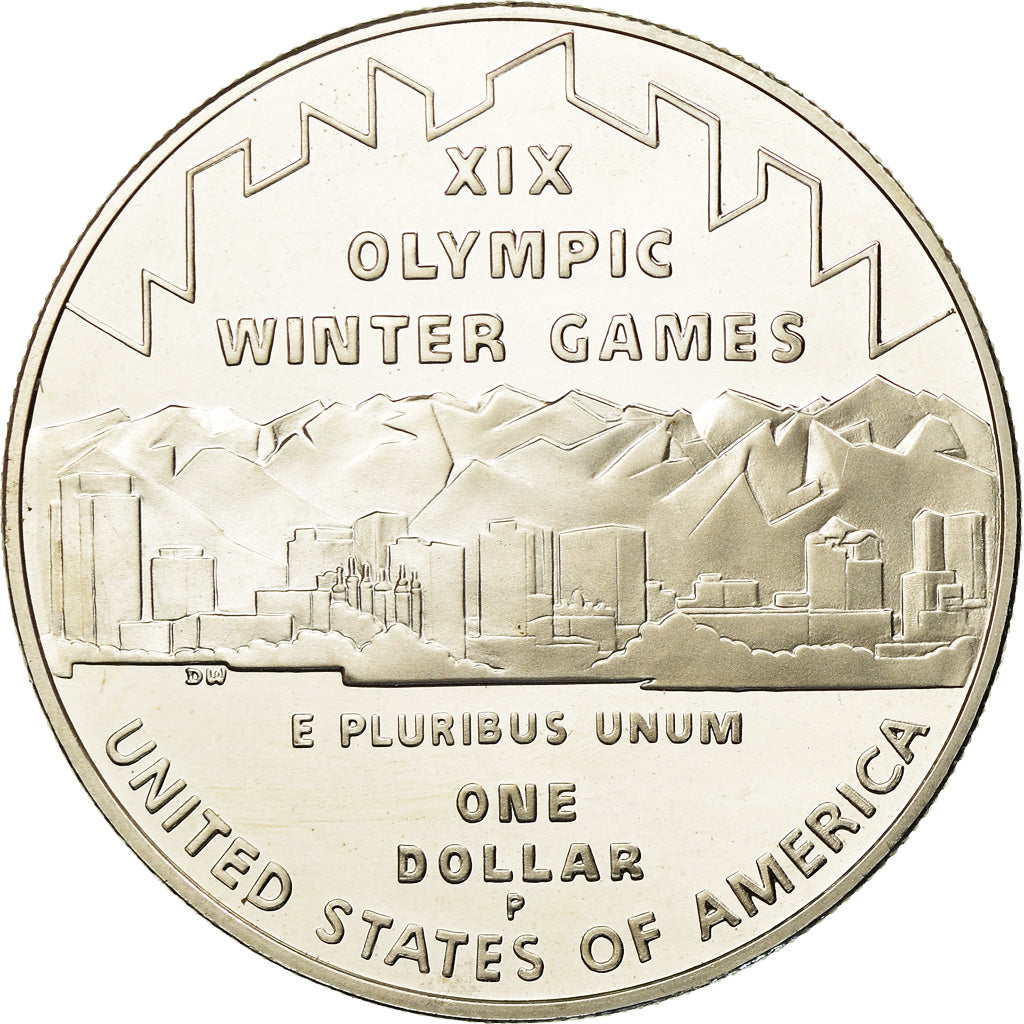 Coin, United States, Dollar, 2002, U.S. Mint, Philadelphia, MS(63), Silver