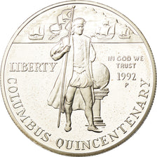Coin, United States, Dollar, 1992, U.S. Mint, Philadelphia, MS(63), Silver
