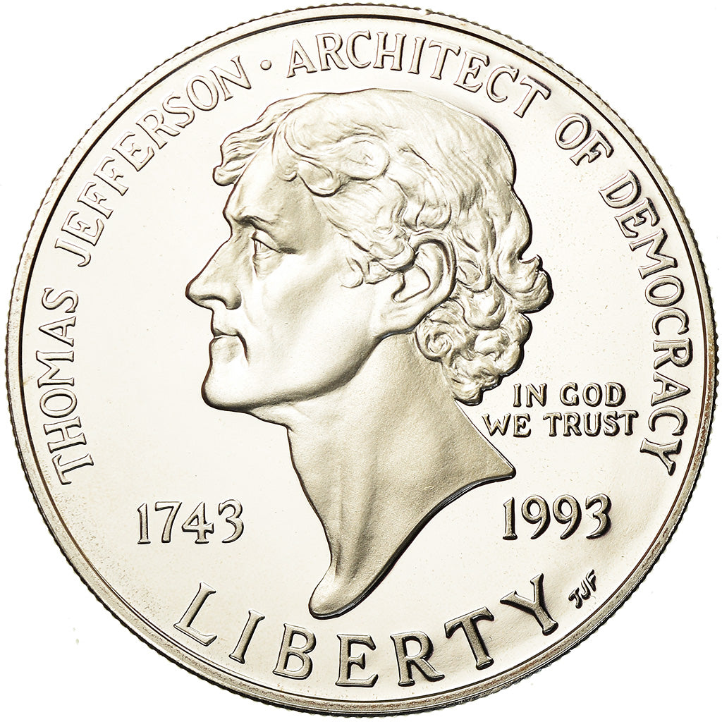 Coin, United States, Dollar, 1993, U.S. Mint, San Francisco, MS(63), Silver