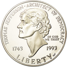 Coin, United States, Dollar, 1993, U.S. Mint, San Francisco, MS(63), Silver