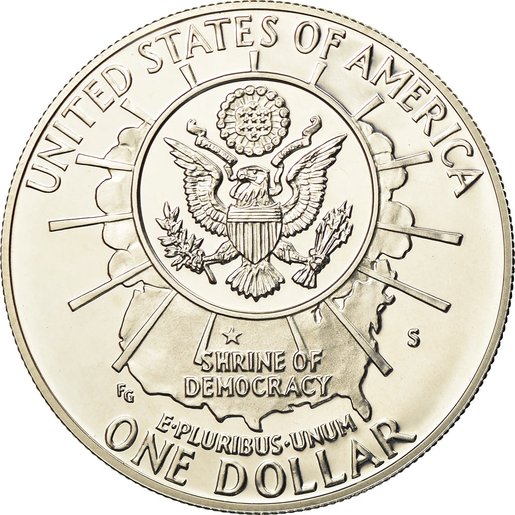 Coin, United States, Dollar, 1991, U.S. Mint, San Francisco, MS(63), Silver