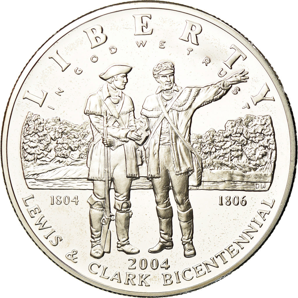 Coin, United States, Dollar, 2004, U.S. Mint, Philadelphia, MS(63), Silver