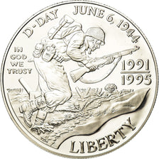 Coin, United States, Dollar, 1995, U.S. Mint, West Point, MS(63), Silver, KM:244