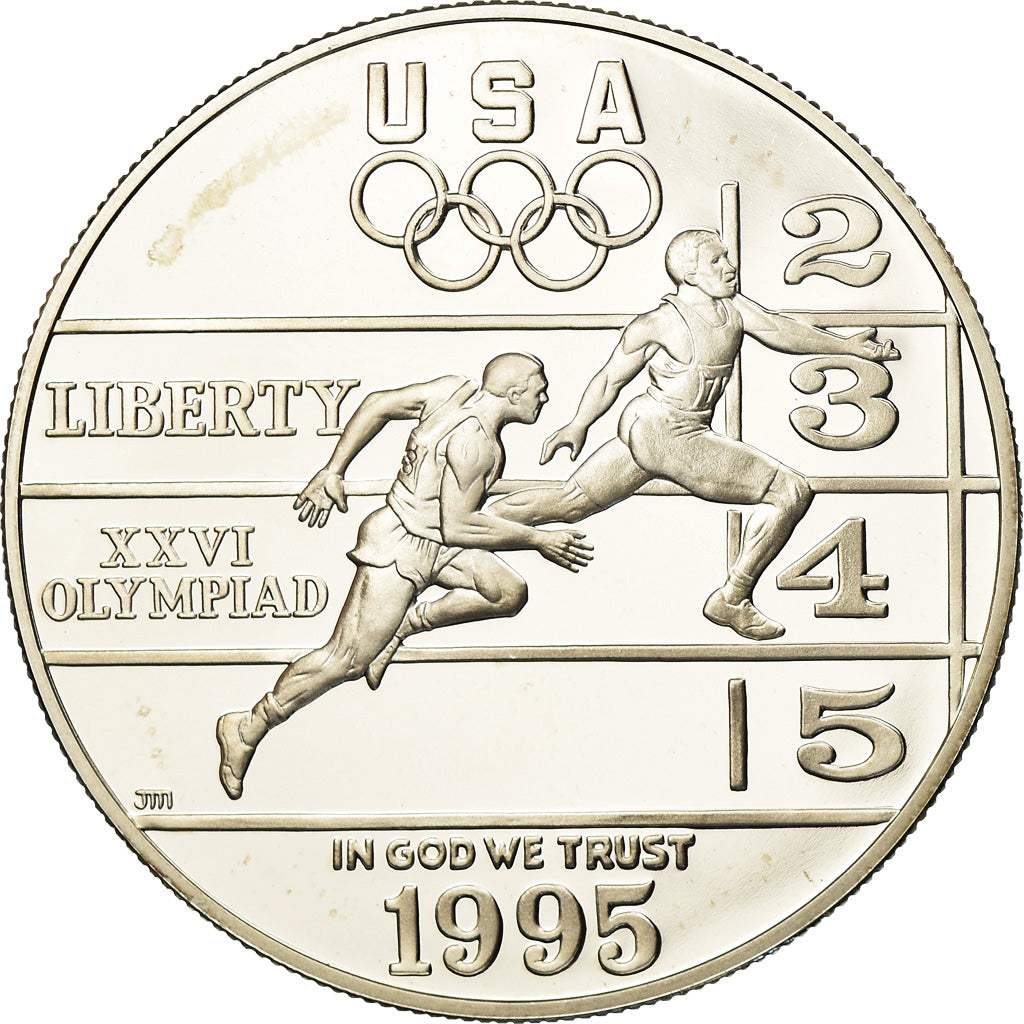 Coin, United States, Dollar, 1995, U.S. Mint, Philadelphia, MS(63), Silver