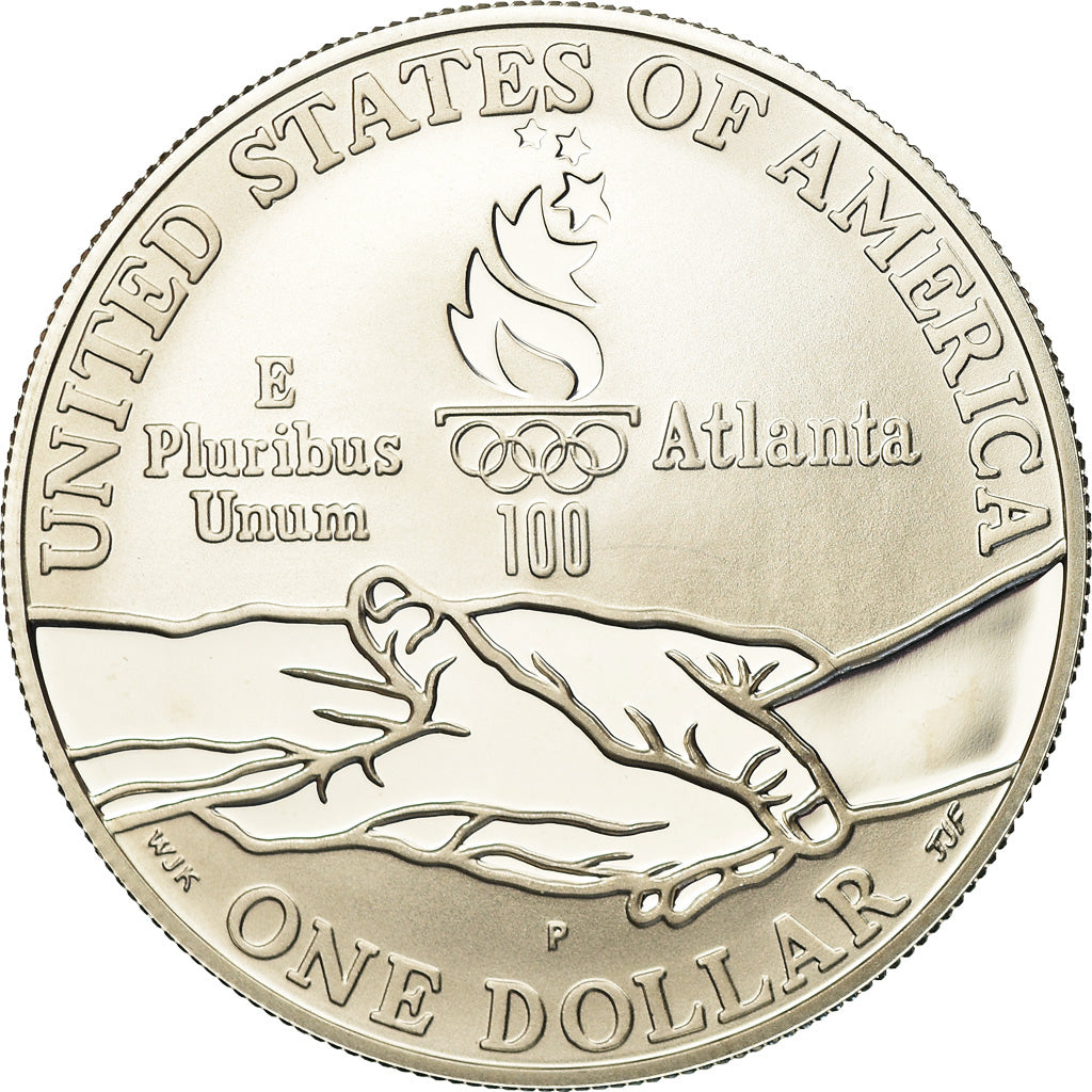Coin, United States, Dollar, 1995, U.S. Mint, Philadelphia, MS(63), Silver
