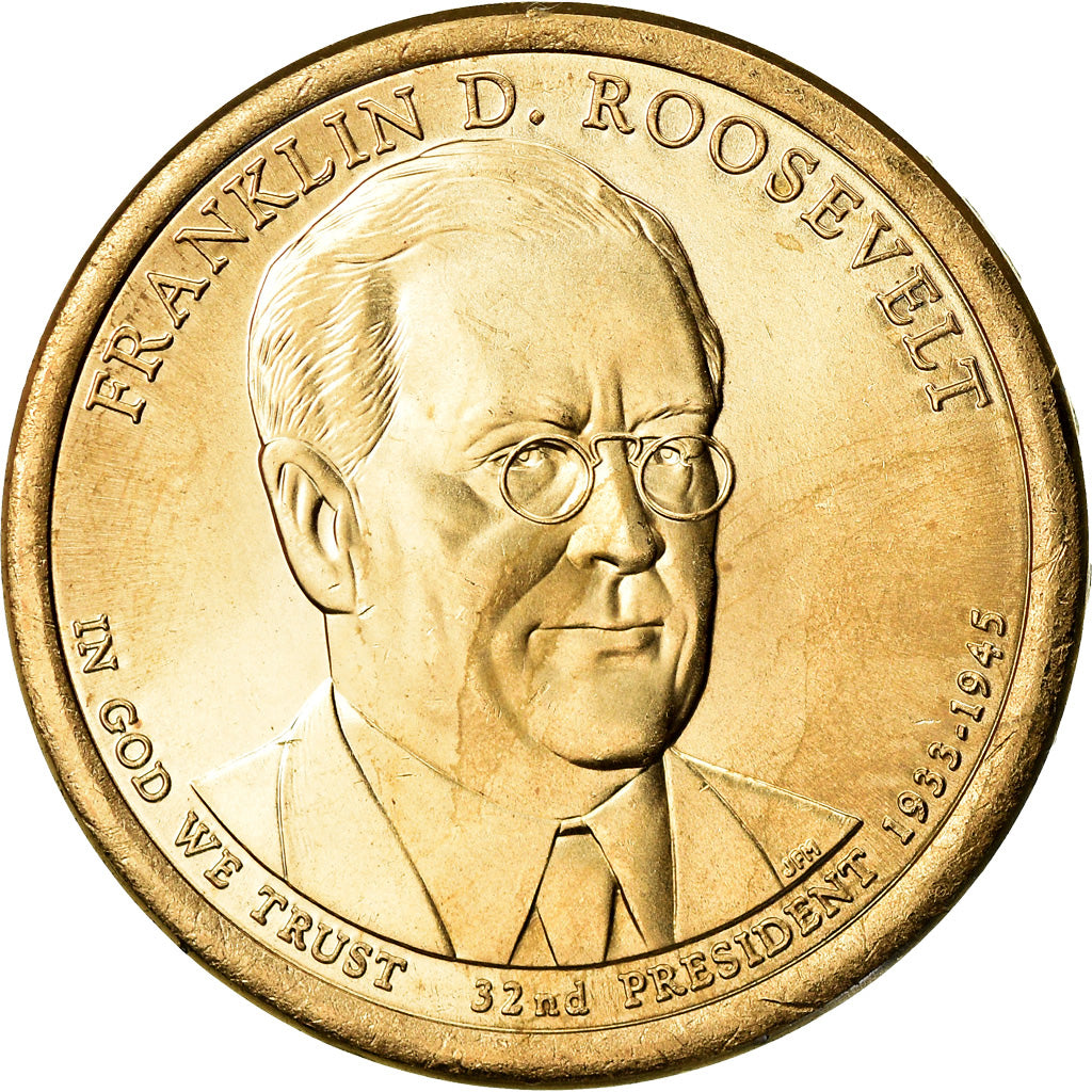 Moneda, Estados Unidos, Dollar, 2014, Denver, EBC+, Cobre - cinc - magnesio -