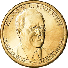 Moneda, Estados Unidos, Dollar, 2014, Denver, EBC+, Cobre - cinc - magnesio -