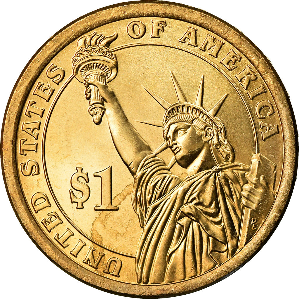 Moneda, Estados Unidos, Dollar, 2014, Denver, EBC+, Cobre - cinc - magnesio -