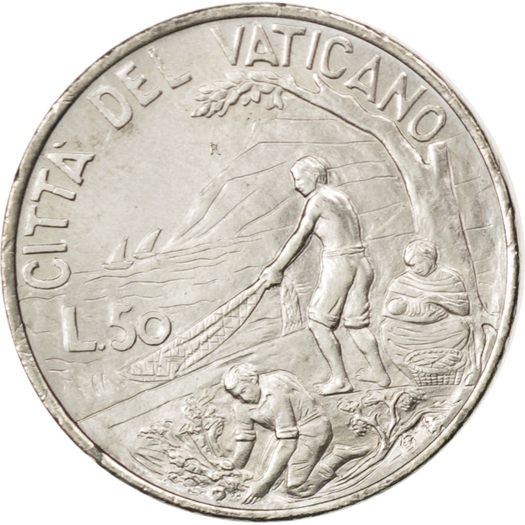 Vatican, Jean-Paul II, 50 Lire 1999, KM 307