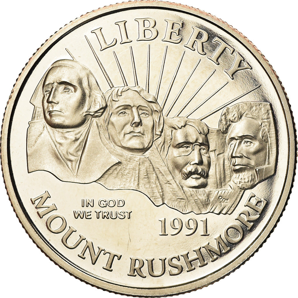 Coin, United States, Half Dollar, 1991, U.S. Mint, San Francisco, Proof, MS(64)